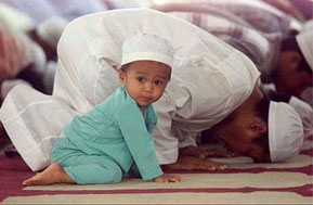 Kinder beten - Islam